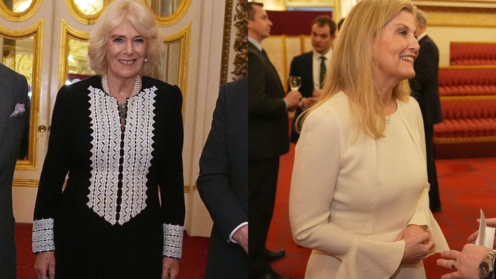 Queen Camilla, Fiona Clare, Sophie, Duchess of Edinburgh, Beulah London, Buckingham Palace