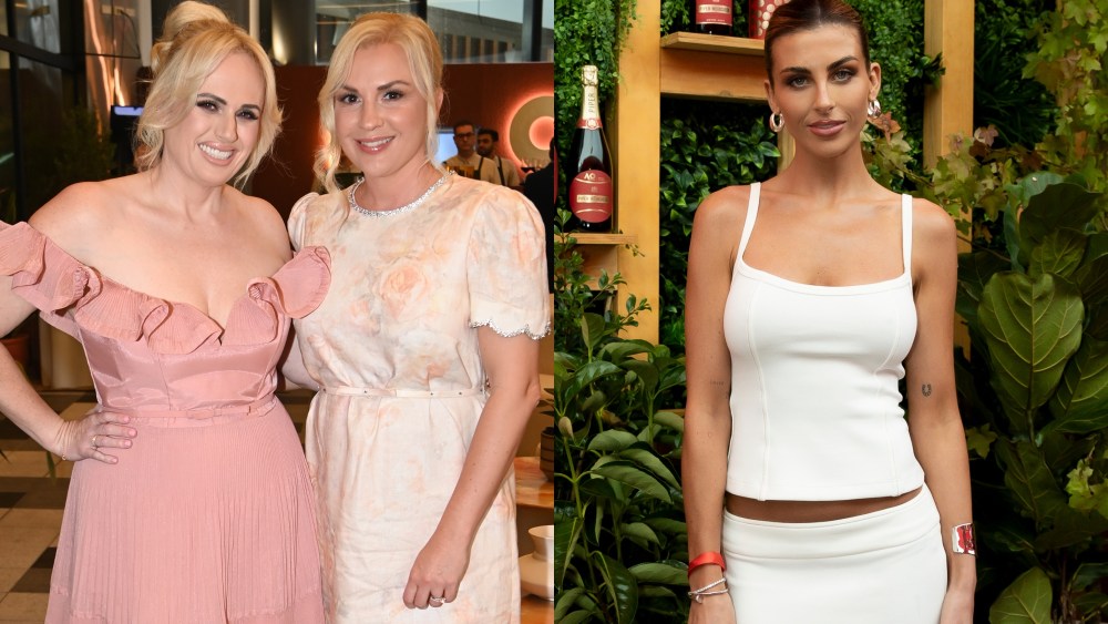 Rebel Wilson, Ramona Agruma, Paige Lorenze, Australian Open 2025