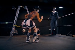 Backstage at Charles Jeffrey Loverboy Fall 2025 Ready-to-Wear Collection at Paris Men's Fashion Week