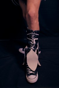 Backstage at Charles Jeffrey Loverboy Fall 2025 Ready-to-Wear Collection at Paris Men's Fashion Week