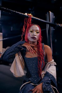 Backstage at Charles Jeffrey Loverboy Fall 2025 Ready-to-Wear Collection at Paris Men's Fashion Week