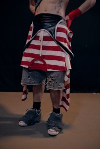 Backstage at Charles Jeffrey Loverboy Fall 2025 Ready-to-Wear Collection at Paris Men's Fashion Week