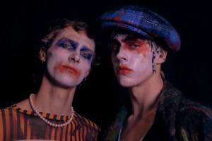 Backstage at Charles Jeffrey Loverboy Fall 2025 Ready-to-Wear Collection at Paris Men's Fashion Week