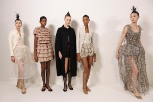 Backstage at Christian Dior Spring 2025 Couture at Paris Couture Week