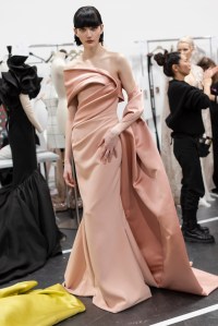 Backstage at Elie Saab Spring 2025 Couture at Paris Couture Week