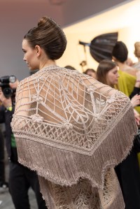 Backstage at Elie Saab Spring 2025 Couture at Paris Couture Week
