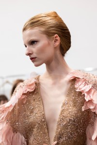 Backstage at Elie Saab Spring 2025 Couture at Paris Couture Week