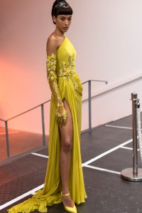Backstage at Elie Saab Spring 2025 Couture at Paris Couture Week