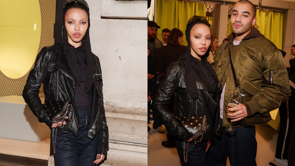 FKA Twigs at "The Body Is Art, Part II" pop-up.