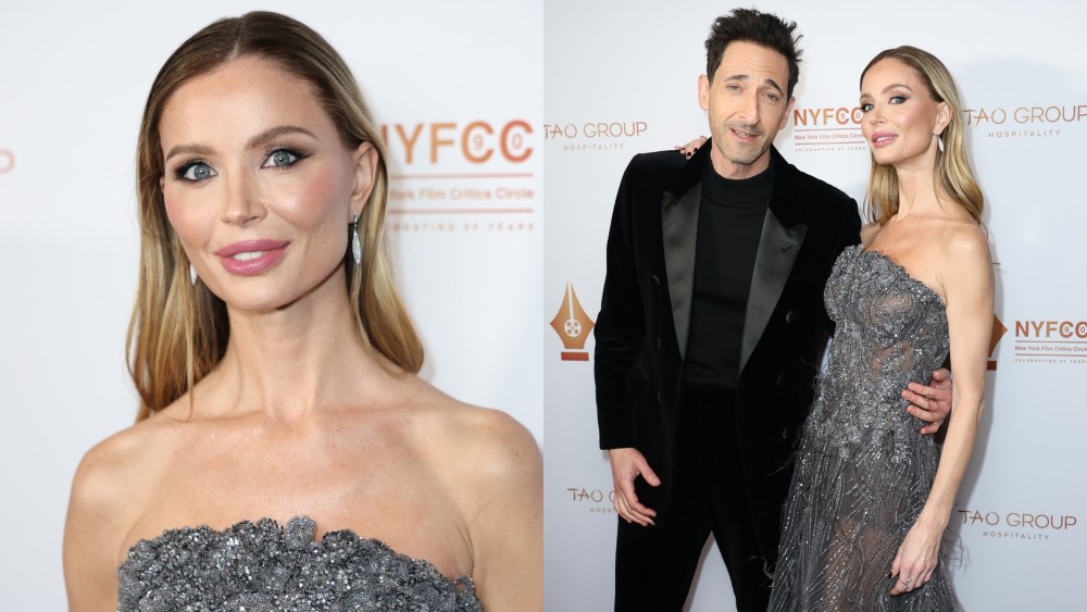 Georgina Chapman, Adrien Brody, New York Film Critics Circle Awards, red carpet