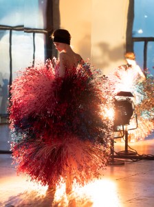 Backstage at Germanier Spring 2025 Couture at Paris Couture Week