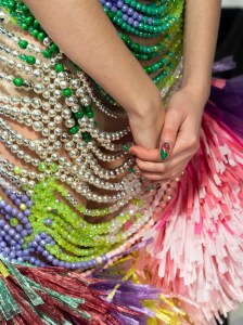 Backstage at Germanier Spring 2025 Couture at Paris Couture Week