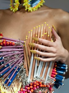 Backstage at Germanier Spring 2025 Couture at Paris Couture Week