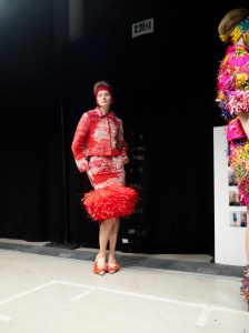 Backstage at Germanier Spring 2025 Couture at Paris Couture Week