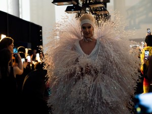 Backstage at Germanier Spring 2025 Couture at Paris Couture Week