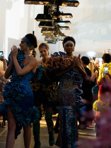 Backstage at Germanier Spring 2025 Couture at Paris Couture Week