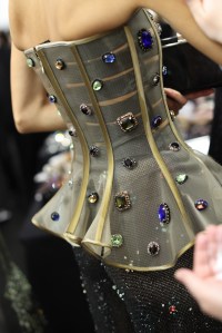 Backstage at Giorgio Armani Privé Spring 2025 Couture
