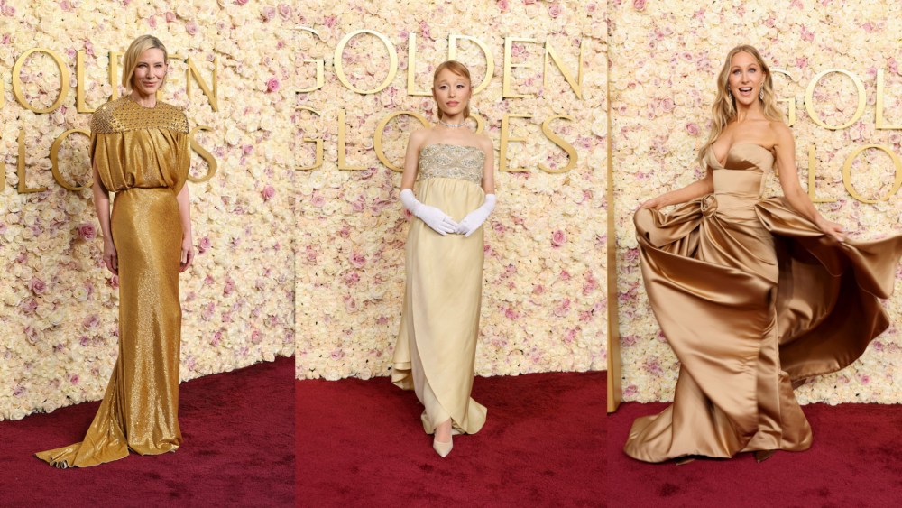 Golden Globes 2025 Red Carpet Was Year of Gold Dresses, Photos
