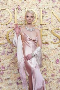 Anya Taylor-Joy during the 82nd Annual Golden Globes held at The Beverly Hilton on January 05, 2025 in Beverly Hills, California.