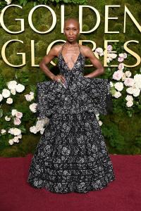 Cynthia Erivo during the 82nd Annual Golden Globes held at The Beverly Hilton on January 05, 2025 in Beverly Hills, California.