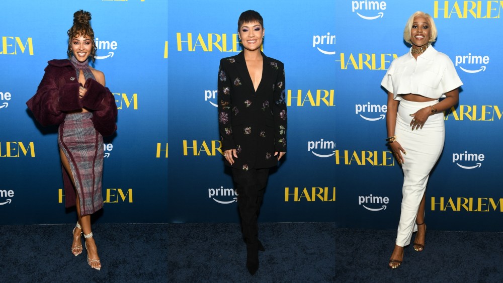 Meagan Good, Grace Byers, Jerrie Johnson, Harlem, season three, premiere