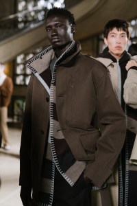Backstage at Hermes Men's Fall 2025 Ready to Wear Show