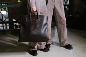 Backstage at Hermes Men's Fall 2025 Ready to Wear Show