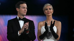 US President Donald Trump's daughter Ivanka Trump (R) and her husband Jared Kushner attend the Liberty inaugural ball in Washington, DC, on January 20, 2025. (Photo by Jim WATSON / AFP) (Photo by JIM WATSON/AFP via Getty Images)