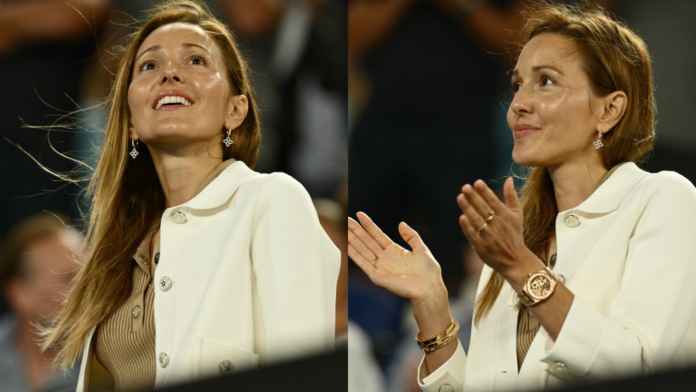 novak Djokovic's wife Jelena Djokovic, Australian Open 2025, Dior