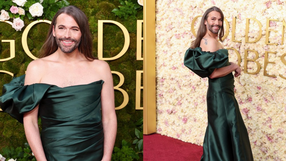 Jonathan Van Ness during the 82nd Annual Golden Globes held at The Beverly Hilton on January 05, 2025 in Beverly Hills, Calif.