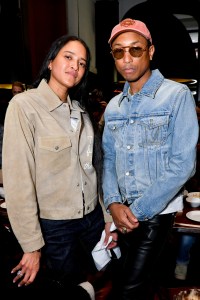 Helen Lasichanh and Pharrell Williams