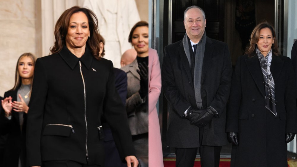 U.S. Vice President Kamala Harris at the White House ahead of the inauguration.