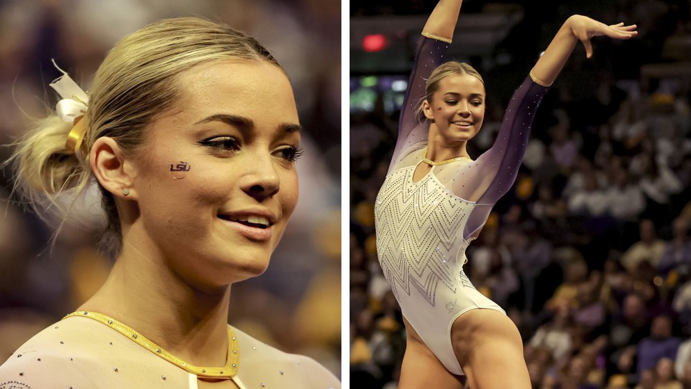Livvy Dunne debuts a new leotard, gk elite, lsu gymnastics