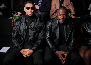 Aaron Pierre and Idris Elba