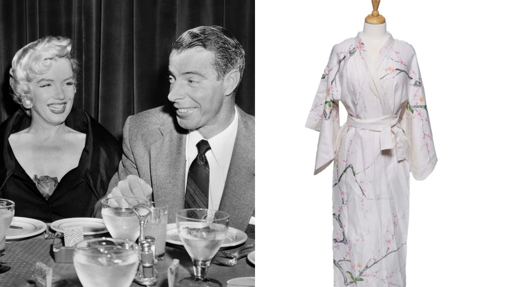Marilyn Monroe, Joe DiMaggio, kimono