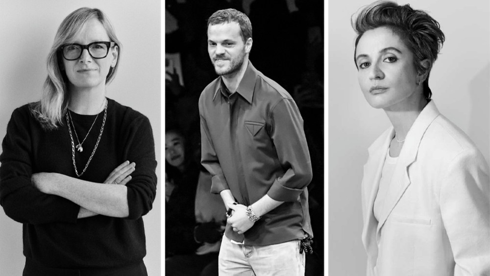 Sarah Burton, Matthieu Blazy and Veronica Leoni