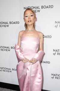 Ariana Grande at The National Board of Review Gala at Cipriani on January 07, 2025 in New  York, New York.