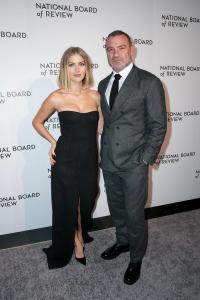 Taylor Neisen, Liev Schreiber at The National Board of Review Gala at Cipriani on January 07, 2025 in New  York, New York.