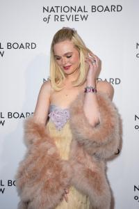 Elle Fanning at The National Board of Review Gala at Cipriani on January 07, 2025 in New  York, New York.