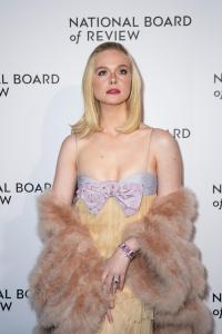 Elle Fanning at The National Board of Review Gala at Cipriani on January 07, 2025 in New  York, New York.