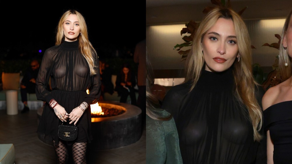 Paris Jackson, sheer, Golden Globes, after-party