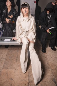 Kozue Akimoto at Rick Owens Paris Men's Fall 2025 Ready-to-Wear Collection