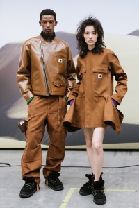 Backstage at Sacai Fall 2025 Ready-to-Wear Show