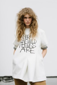 Backstage at Sacai Fall 2025 Ready-to-Wear Show