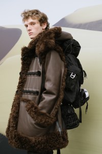 Backstage at Sacai Fall 2025 Ready-to-Wear Show