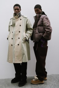 Backstage at Sacai Fall 2025 Ready-to-Wear Show