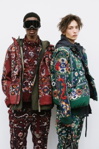 Backstage at Sacai Fall 2025 Ready-to-Wear Show
