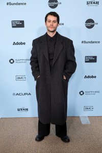 PARK CITY, UTAH - JANUARY 23: Dylan O'Brien attends the "Twinless" Premiere during the 2025 Sundance Film Festival at Eccles Center Theatre on January 23, 2025 in Park City, Utah.  (Photo by Neilson Barnard/Getty Images)