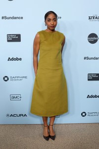 PARK CITY, UTAH - JANUARY 27: Ayo Edebiri attends the "Opus" Premiere during the 2025 Sundance Film Festival at Eccles Center Theatre on January 27, 2025 in Park City, Utah. (Photo by Arturo Holmes/Getty Images)