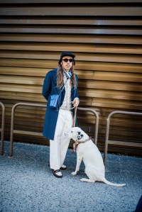 Street style at Pitti Uomo 107 in Florence, Italy, 2025.